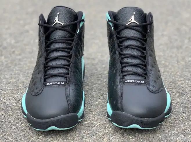 13 Black 414571-030 Jordan Retro Air Green Island 0613